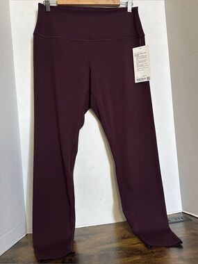 Lululemon Leggings Align High Rise Pant 28” Black Plum Dark Purple NEW Size 14